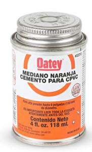 PEGAMENTO 1/32 OATEY CPVC AGUA CALIENTE